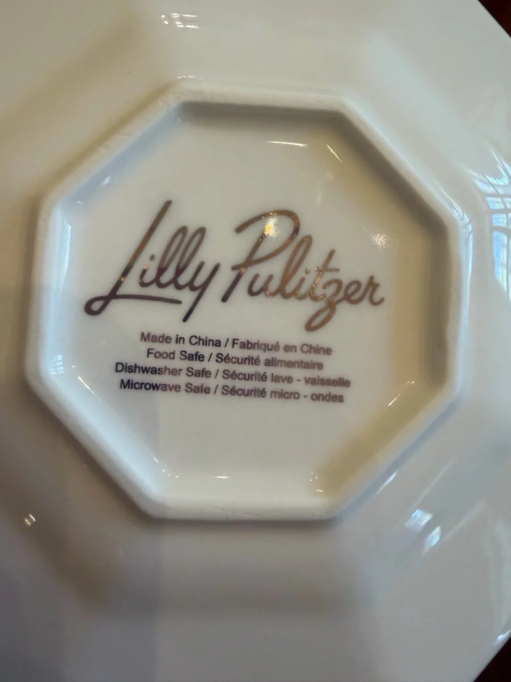 NWT Lilly Pulitzer Set of 2 Appetizer Plates Swayin In The Breeze